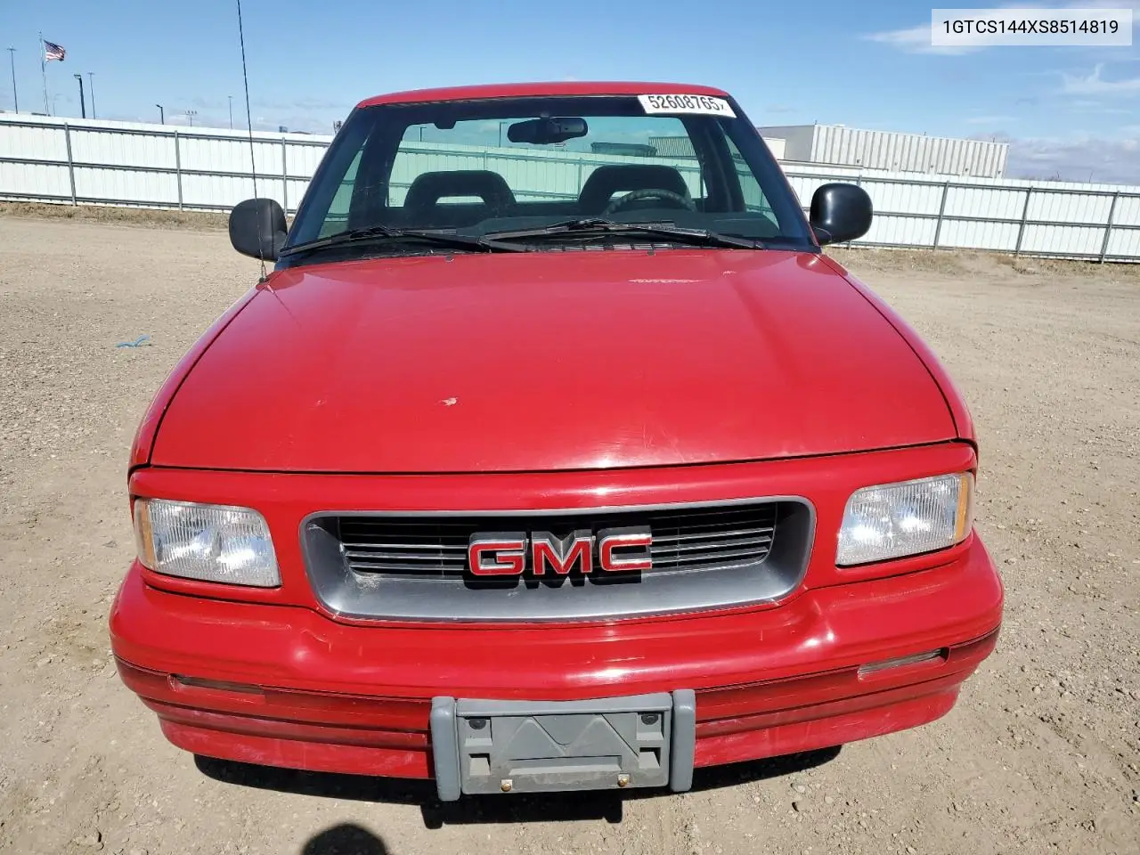 1995 GMC Sonoma VIN: 1GTCS144XS8514819 Lot: 52608765