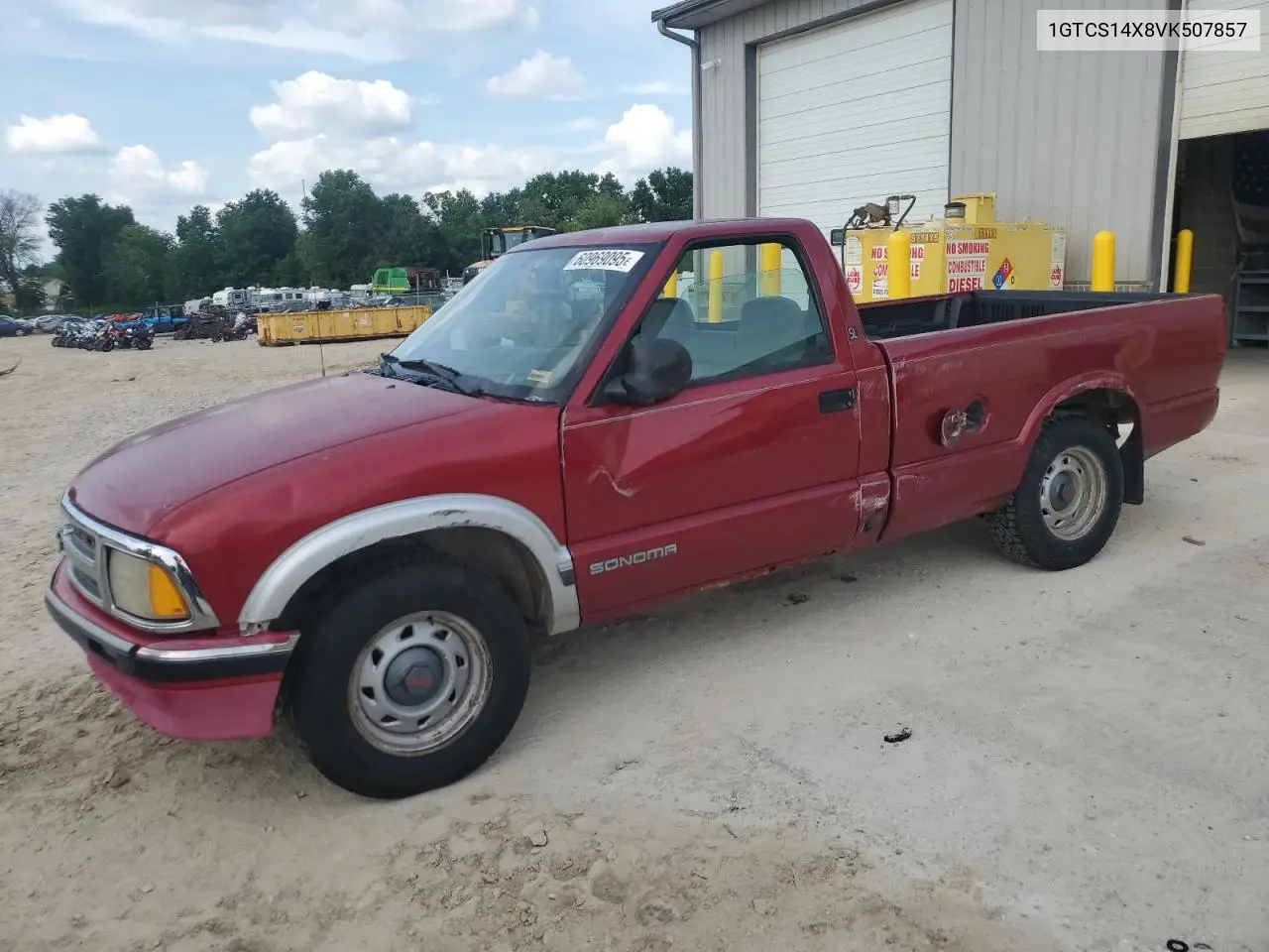 1997 GMC Sonoma VIN: 1GTCS14X8VK507857 Lot: 60969095