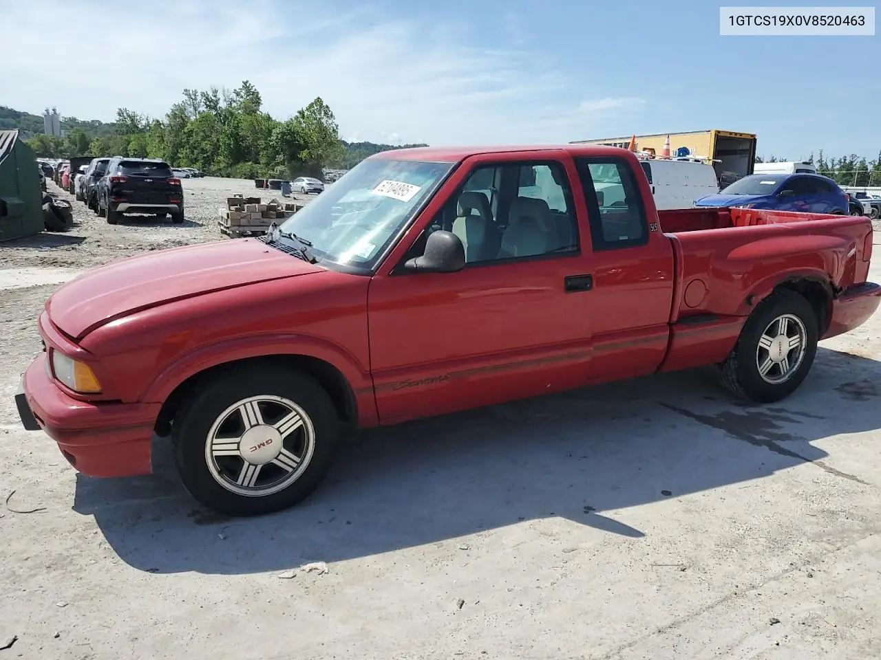1997 GMC Sonoma VIN: 1GTCS19X0V8520463 Lot: 62104895