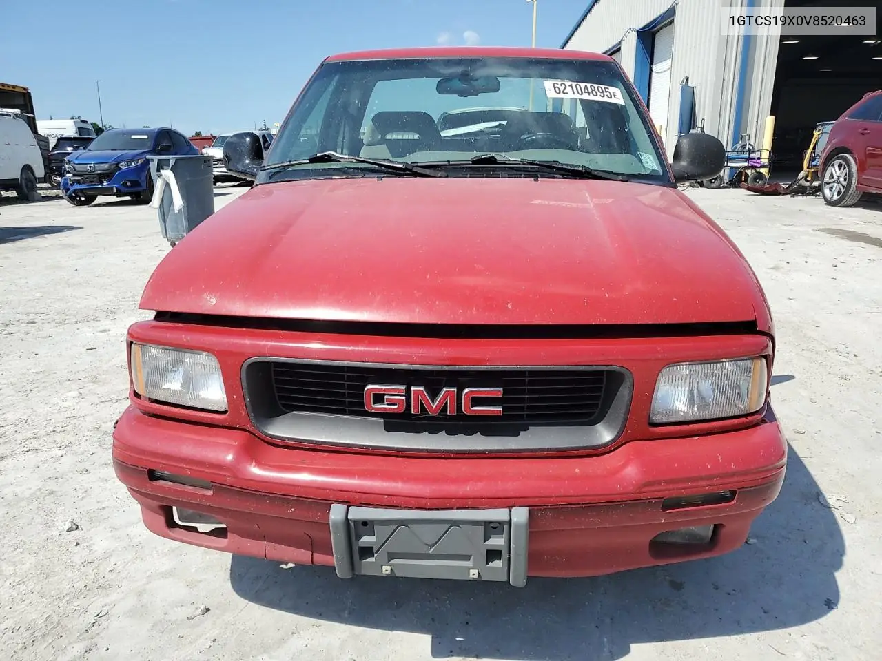 1997 GMC Sonoma VIN: 1GTCS19X0V8520463 Lot: 62104895