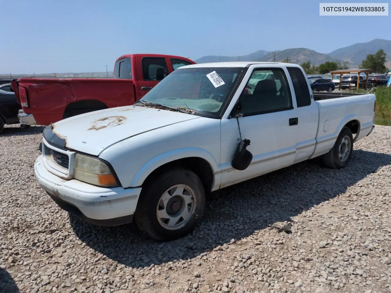 1998 GMC Sonoma VIN: 1GTCS1942W8533805 Lot: 60378985
