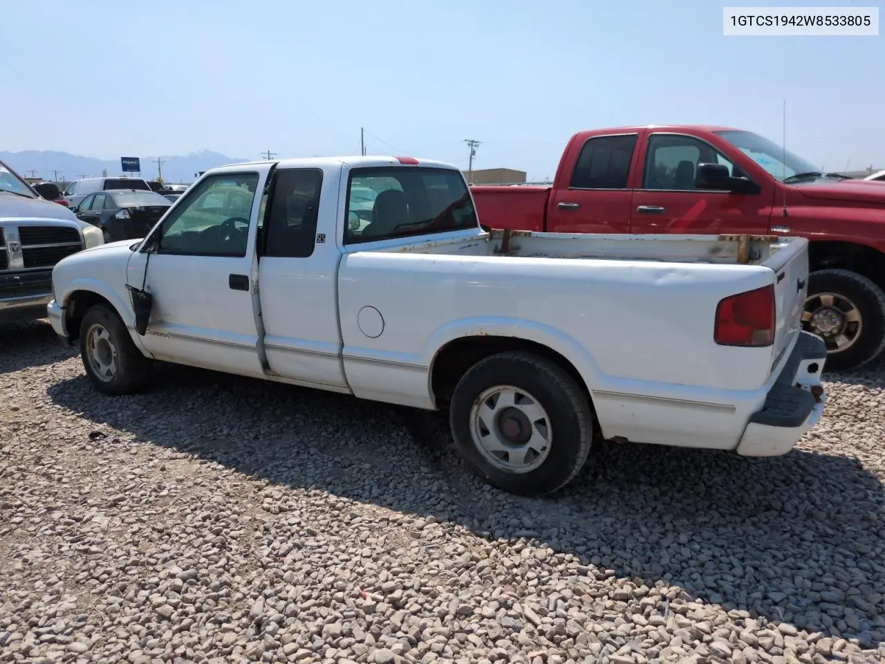 1998 GMC Sonoma VIN: 1GTCS1942W8533805 Lot: 60378985