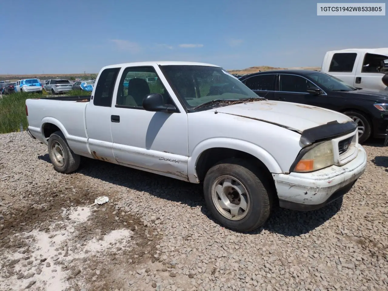 1998 GMC Sonoma VIN: 1GTCS1942W8533805 Lot: 60378985