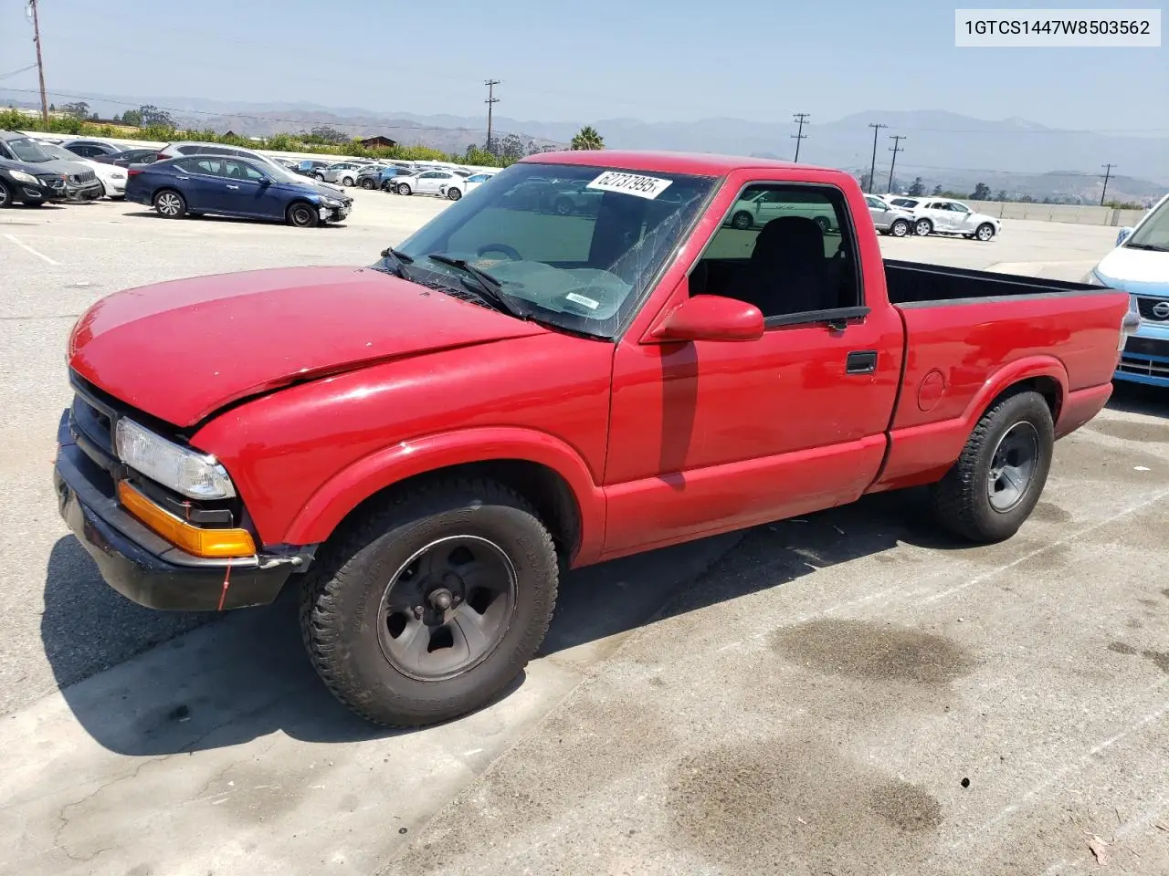 1998 GMC Sonoma VIN: 1GTCS1447W8503562 Lot: 62737995