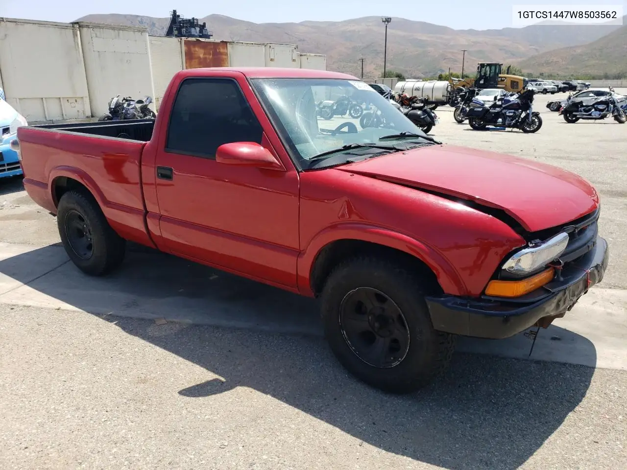 1998 GMC Sonoma VIN: 1GTCS1447W8503562 Lot: 62737995