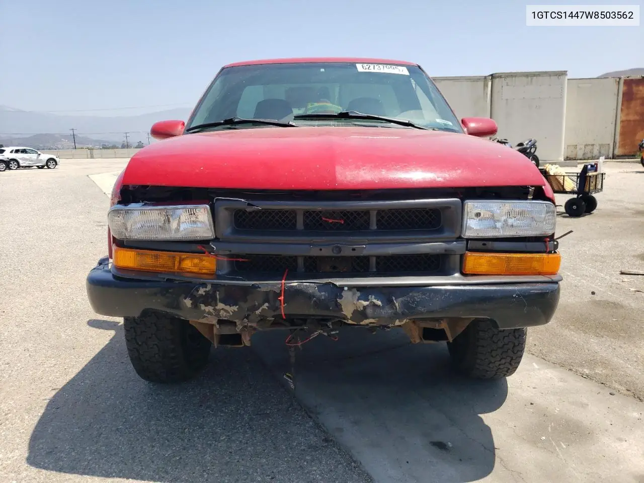 1998 GMC Sonoma VIN: 1GTCS1447W8503562 Lot: 62737995