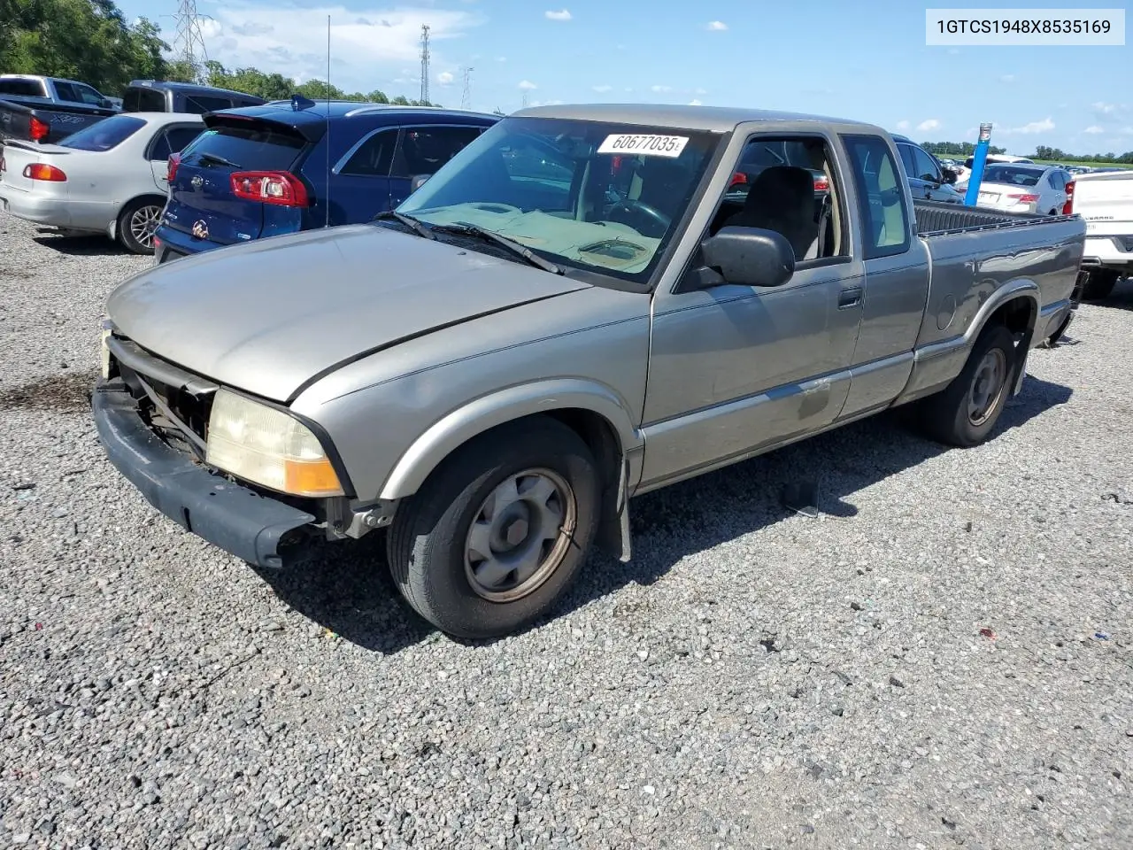 1999 GMC Sonoma VIN: 1GTCS1948X8535169 Lot: 60677035