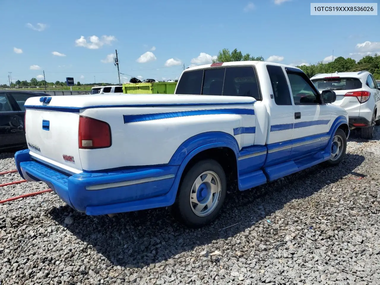 1999 GMC Sonoma VIN: 1GTCS19XXX8536026 Lot: 60810065