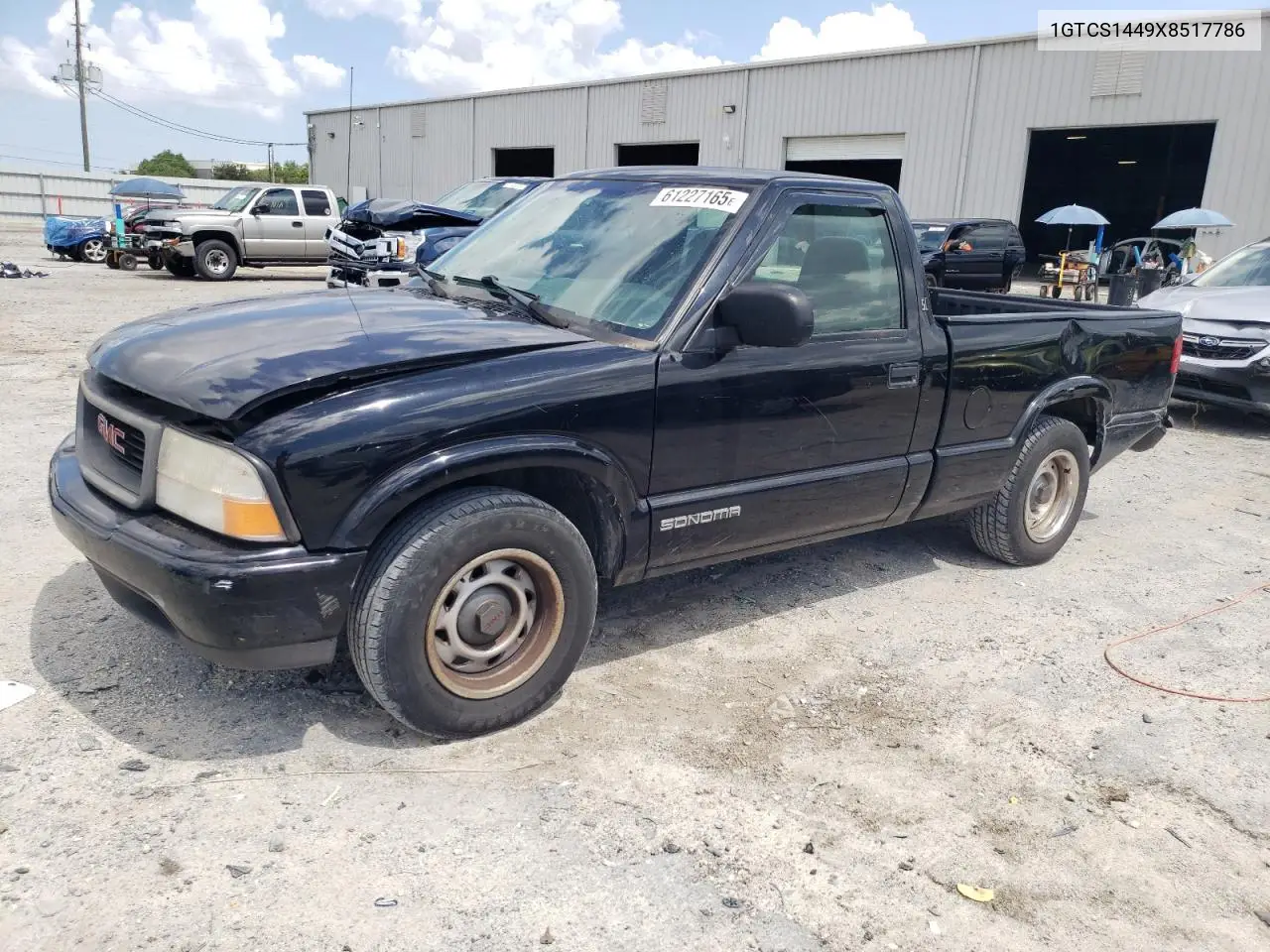 1999 GMC Sonoma VIN: 1GTCS1449X8517786 Lot: 61227165