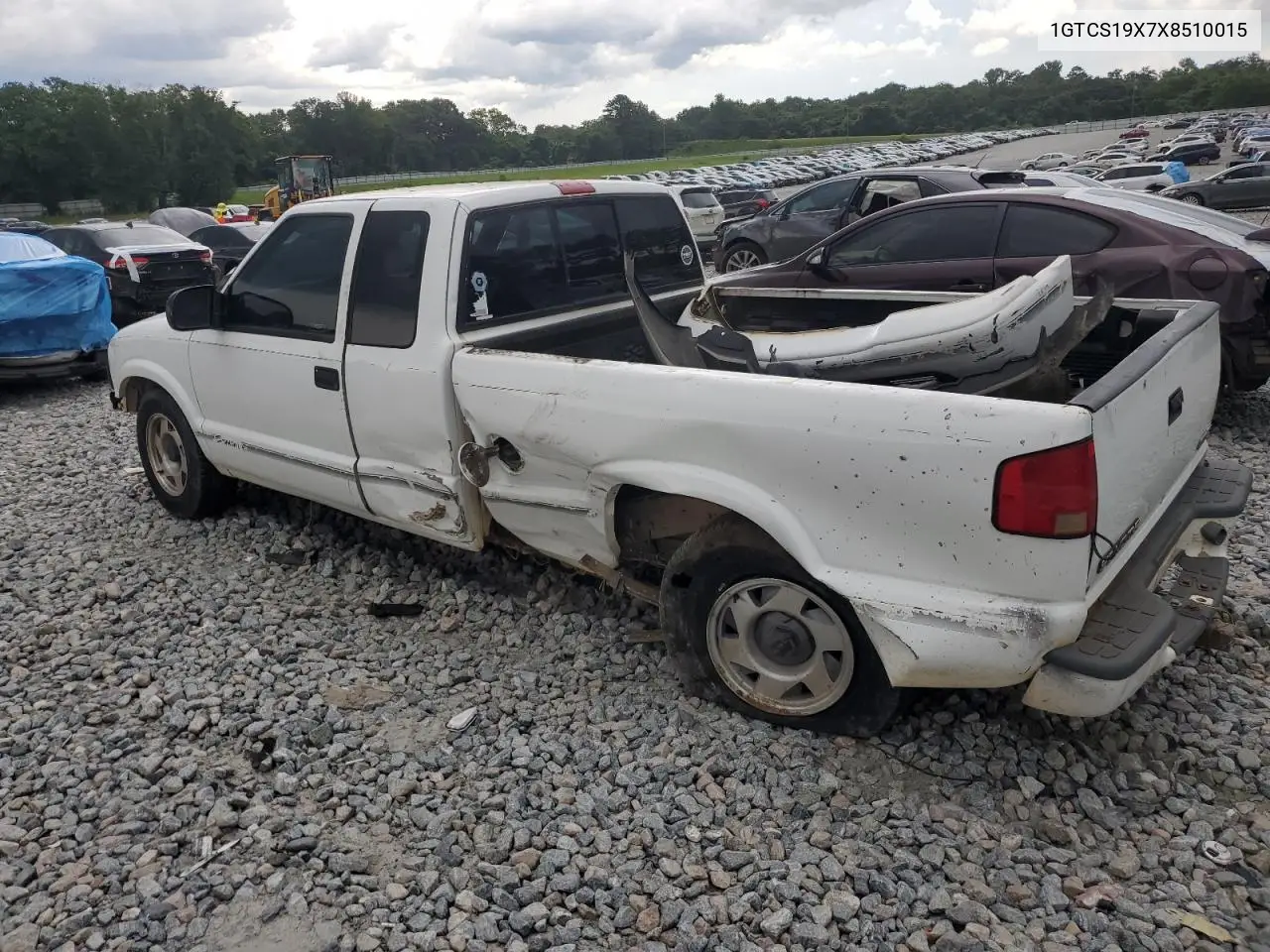 1999 GMC Sonoma VIN: 1GTCS19X7X8510015 Lot: 61728825