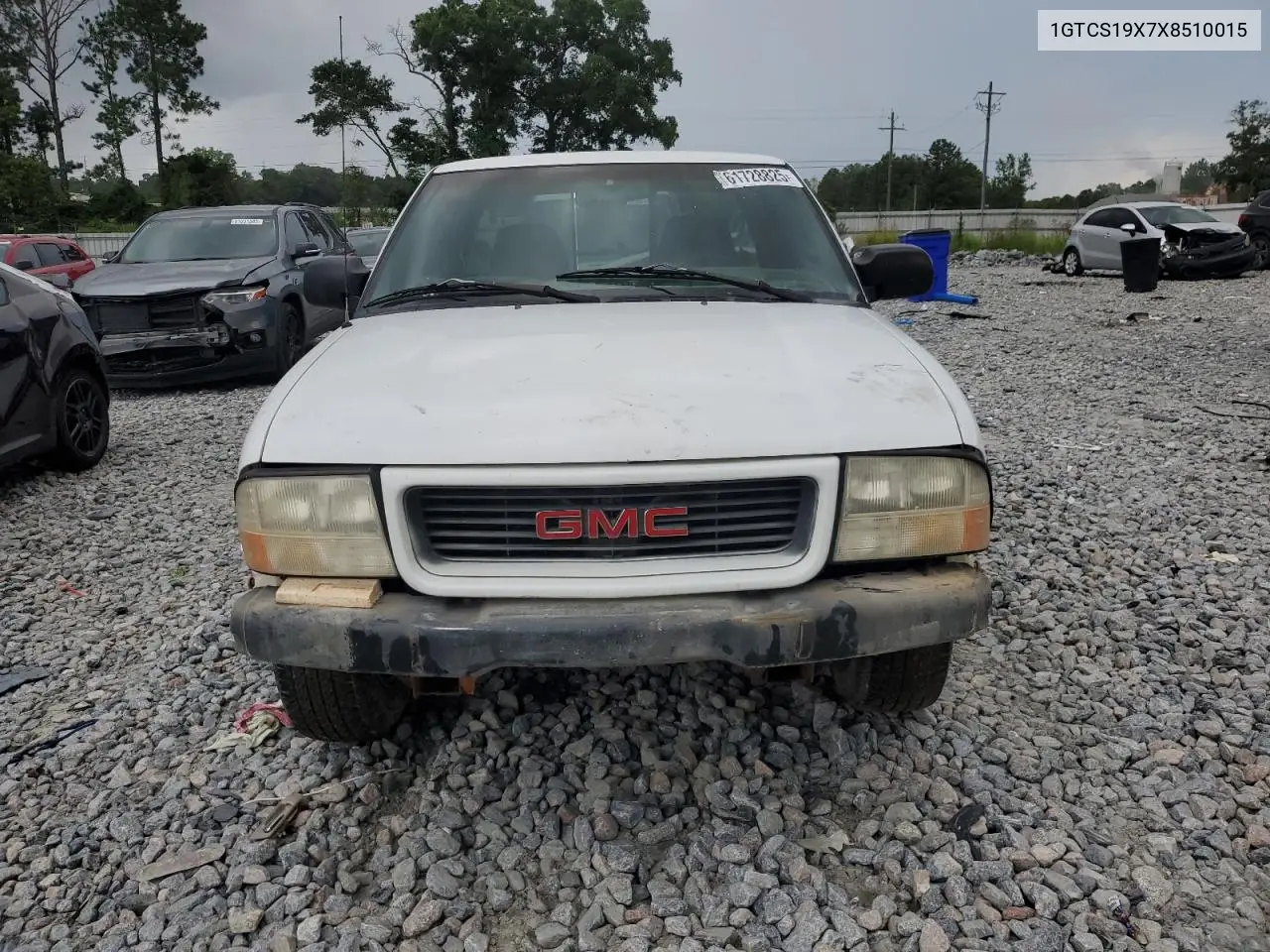 1999 GMC Sonoma VIN: 1GTCS19X7X8510015 Lot: 61728825
