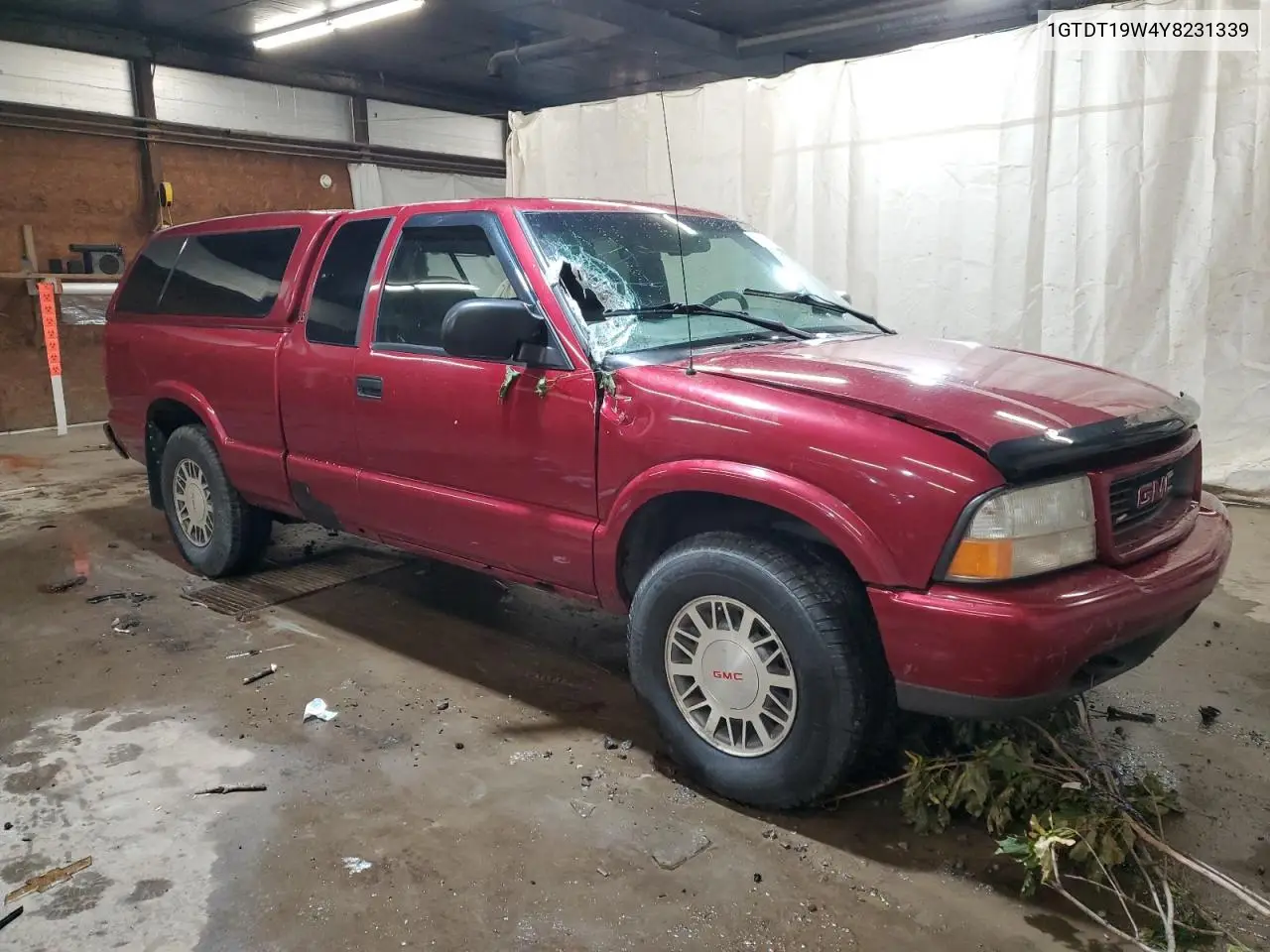 2000 GMC Sonoma VIN: 1GTDT19W4Y8231339 Lot: 58371455