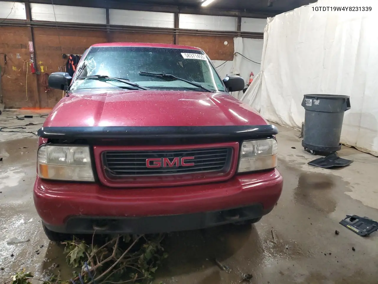 2000 GMC Sonoma VIN: 1GTDT19W4Y8231339 Lot: 58371455
