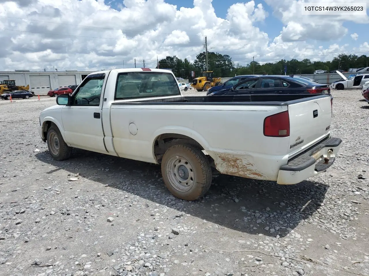 2000 GMC Sonoma VIN: 1GTCS14W3YK265023 Lot: 59882335