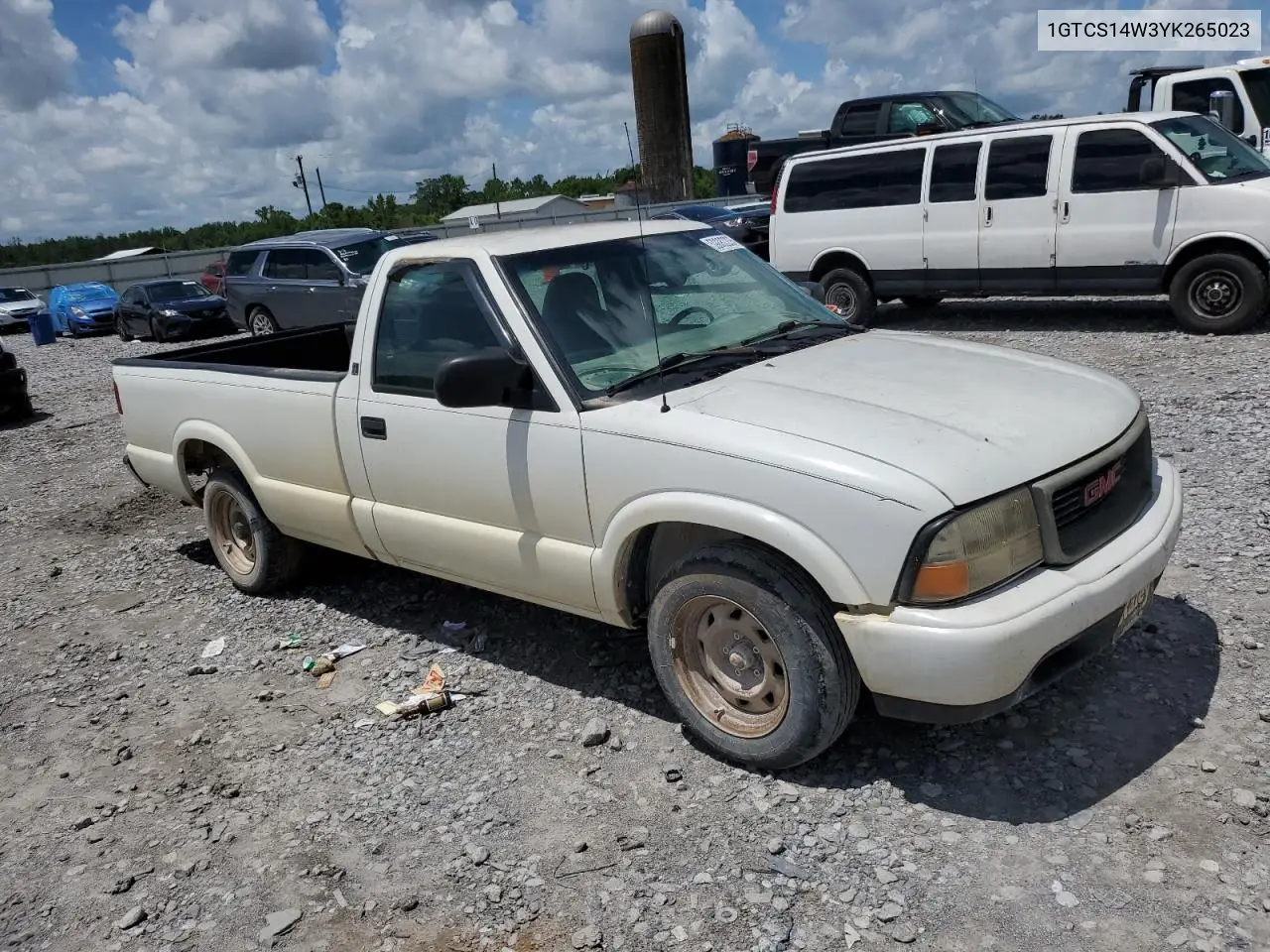 2000 GMC Sonoma VIN: 1GTCS14W3YK265023 Lot: 59882335