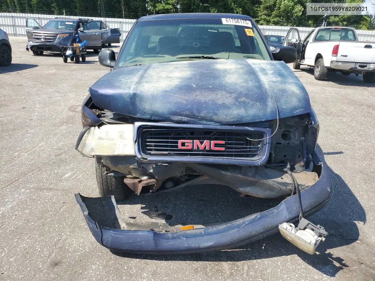 2000 GMC Sonoma VIN: 1GTCS1959Y8209021 Lot: 61758175