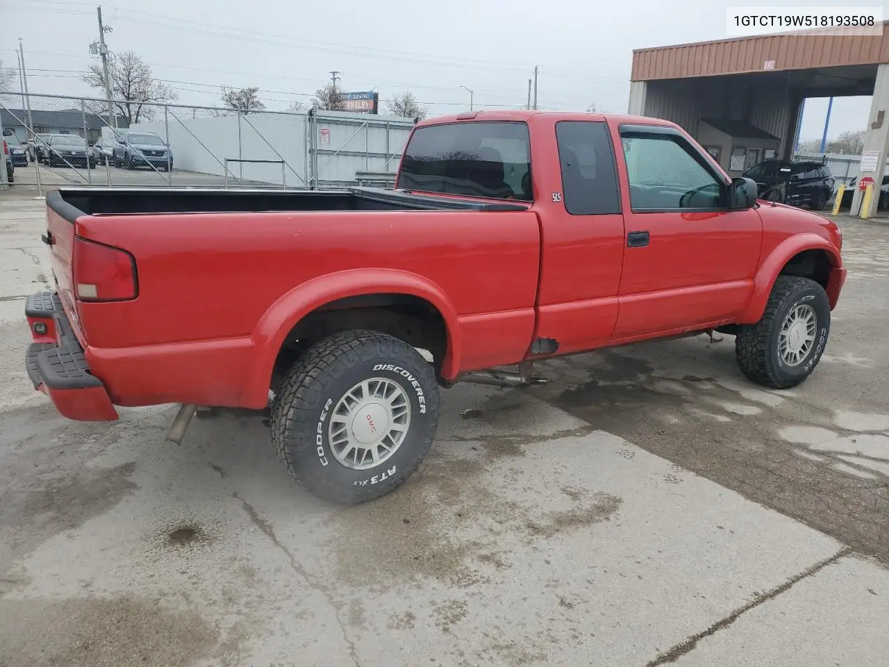 2001 GMC Sonoma VIN: 1GTCT19W518193508 Lot: 52362965