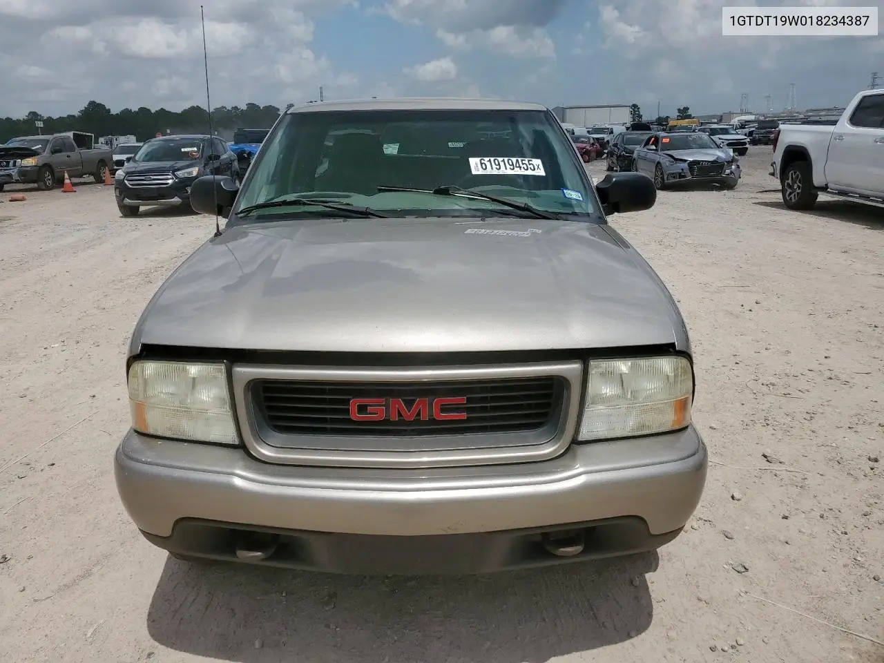 2001 GMC Sonoma VIN: 1GTDT19W018234387 Lot: 61919455