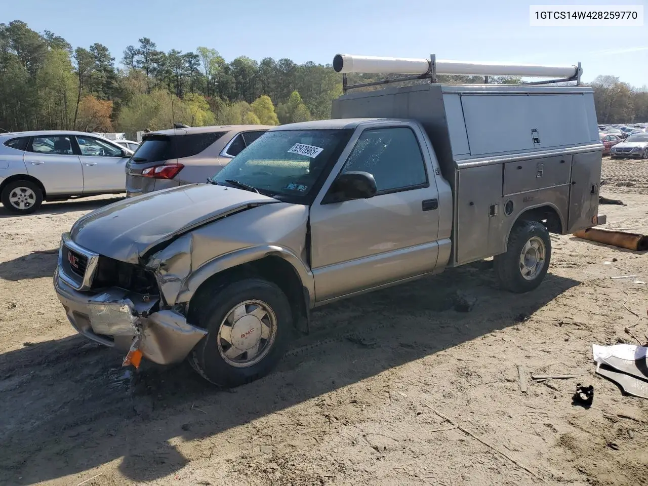 2002 GMC Sonoma VIN: 1GTCS14W428259770 Lot: 52978985