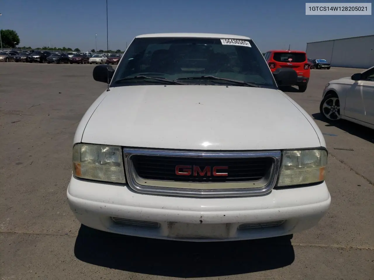 2002 GMC Sonoma VIN: 1GTCS14W128205021 Lot: 56436585