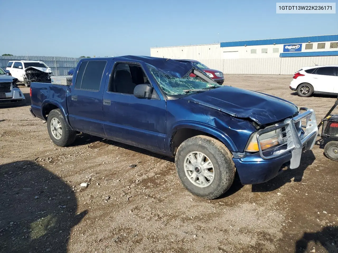 2002 GMC Sonoma VIN: 1GTDT13W22K236171 Lot: 61249185