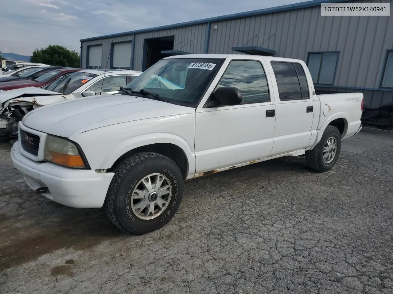 2002 GMC Sonoma VIN: 1GTDT13W52K140941 Lot: 61730485