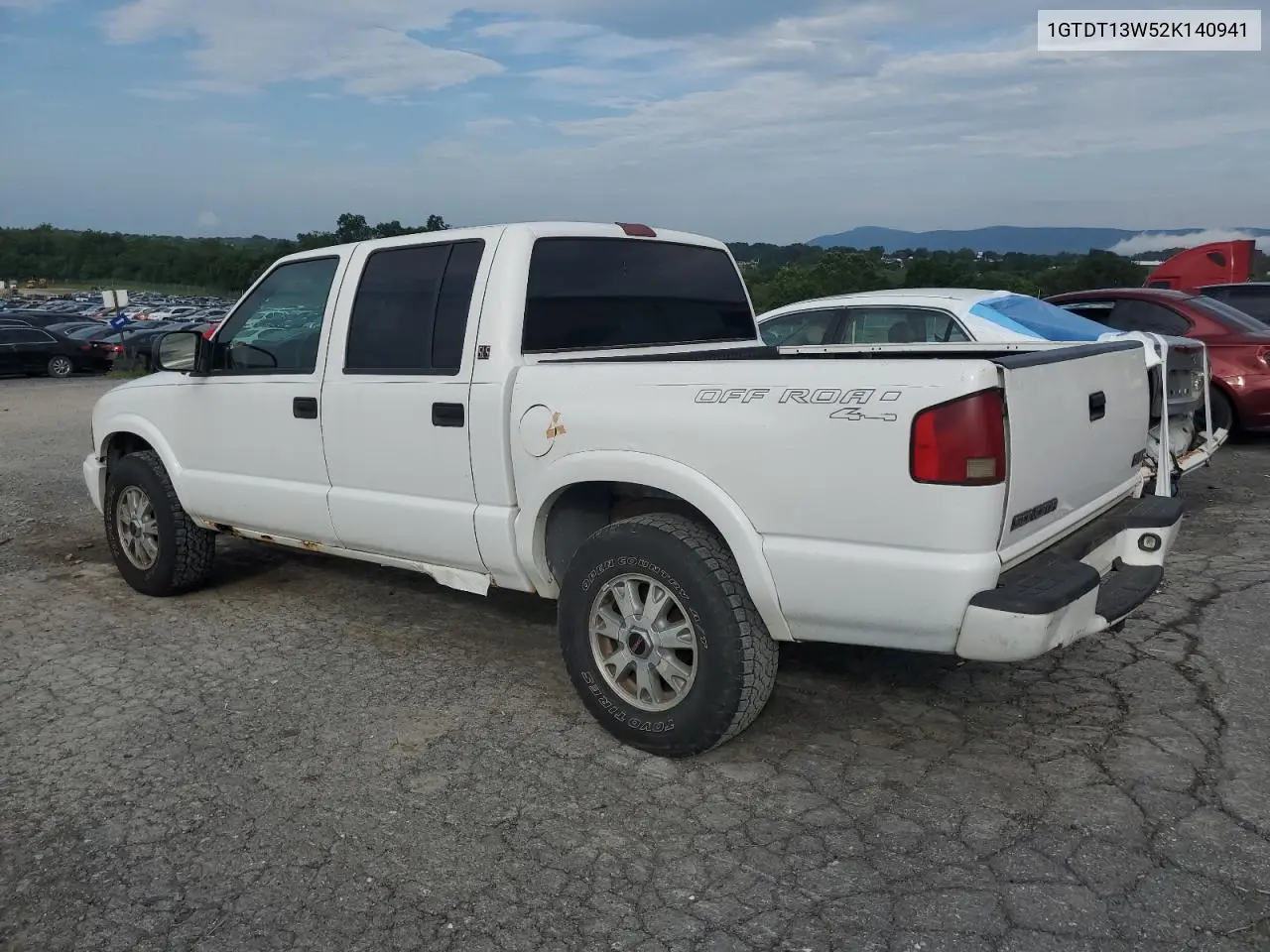2002 GMC Sonoma VIN: 1GTDT13W52K140941 Lot: 61730485