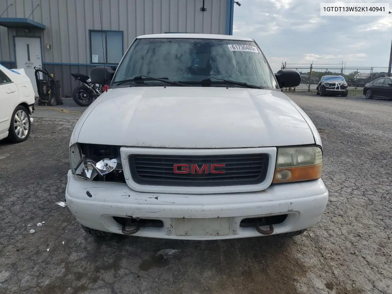 2002 GMC Sonoma VIN: 1GTDT13W52K140941 Lot: 61730485