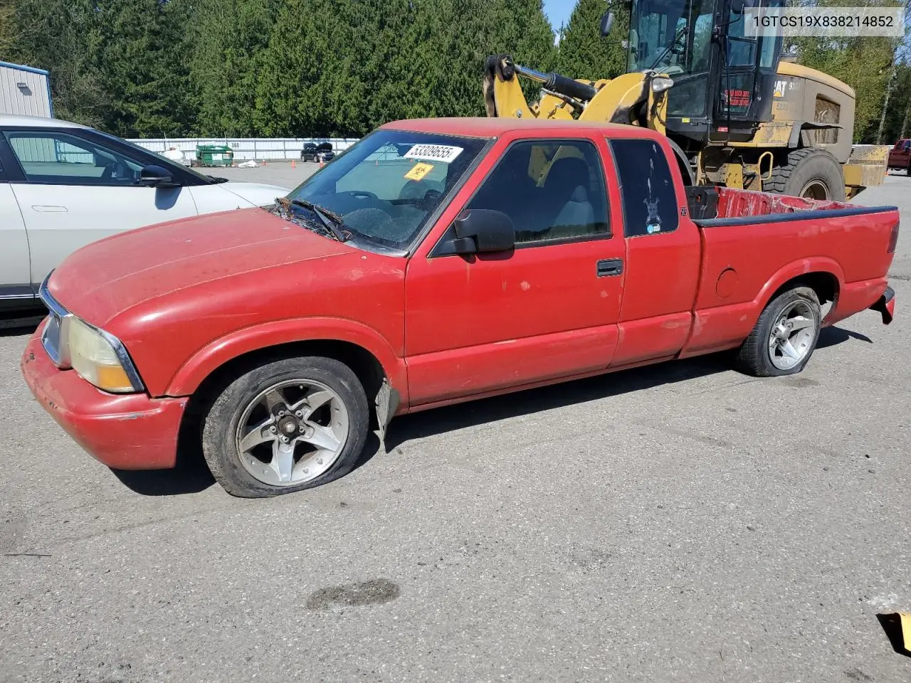 2003 GMC Sonoma VIN: 1GTCS19X838214852 Lot: 53309655