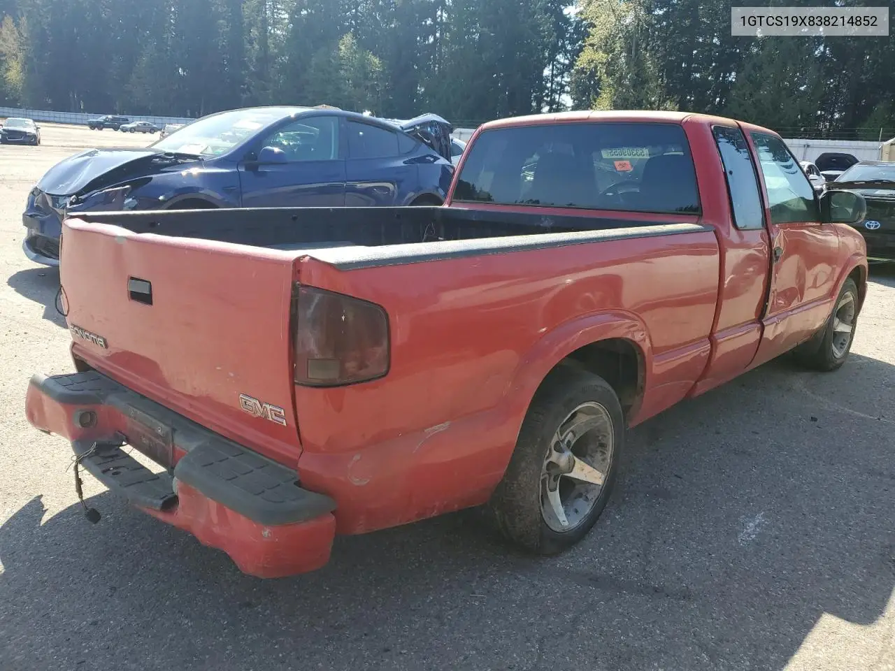 2003 GMC Sonoma VIN: 1GTCS19X838214852 Lot: 53309655