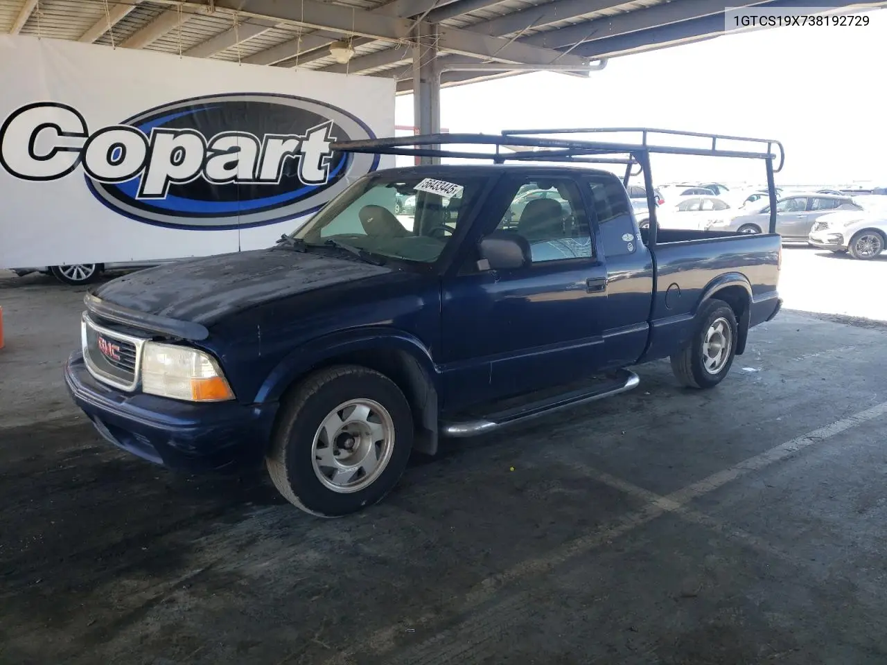 2003 GMC Sonoma VIN: 1GTCS19X738192729 Lot: 56433445