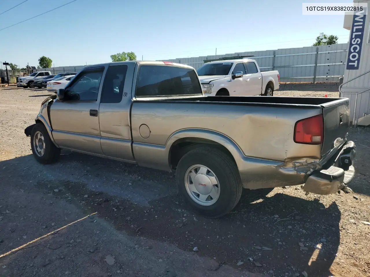 2003 GMC Sonoma VIN: 1GTCS19X838202815 Lot: 57329415