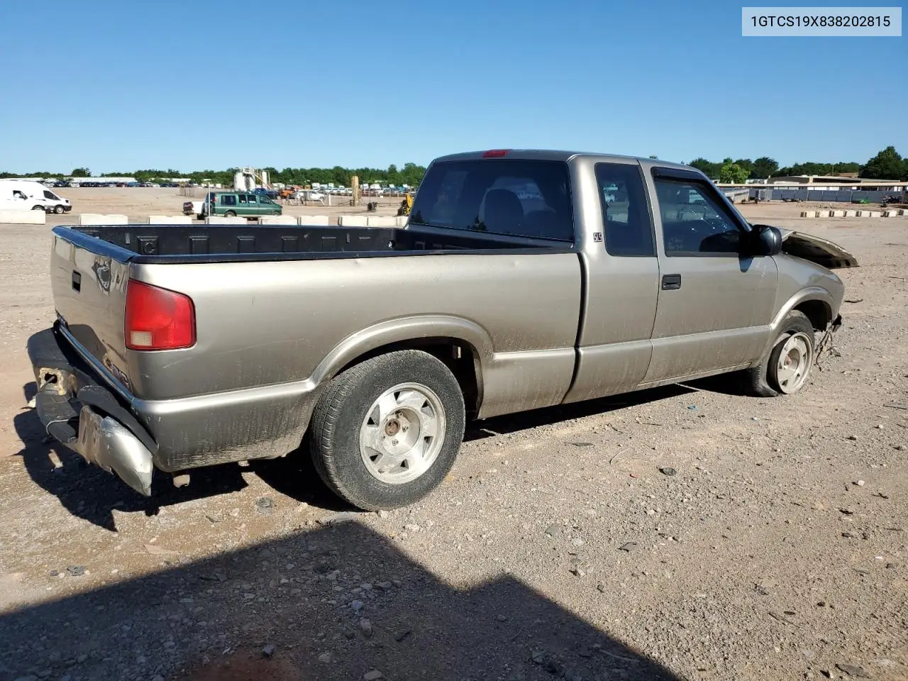 2003 GMC Sonoma VIN: 1GTCS19X838202815 Lot: 57329415