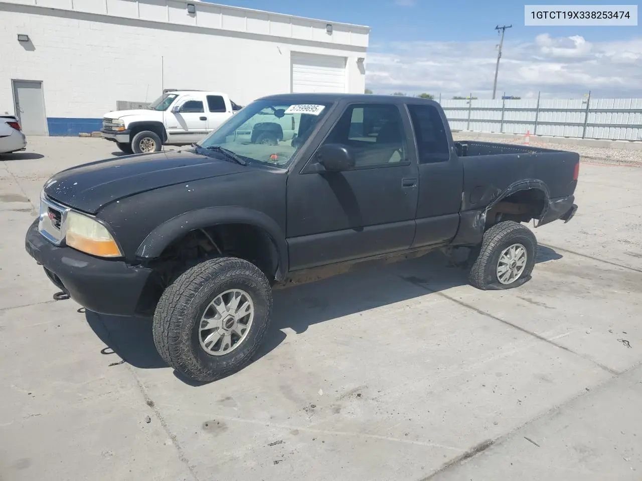 2003 GMC Sonoma VIN: 1GTCT19X338253474 Lot: 57599695