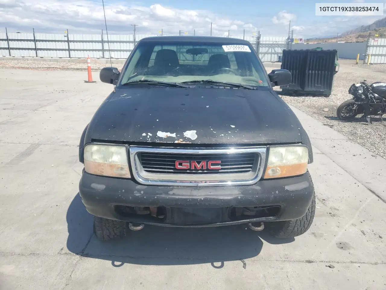 2003 GMC Sonoma VIN: 1GTCT19X338253474 Lot: 57599695