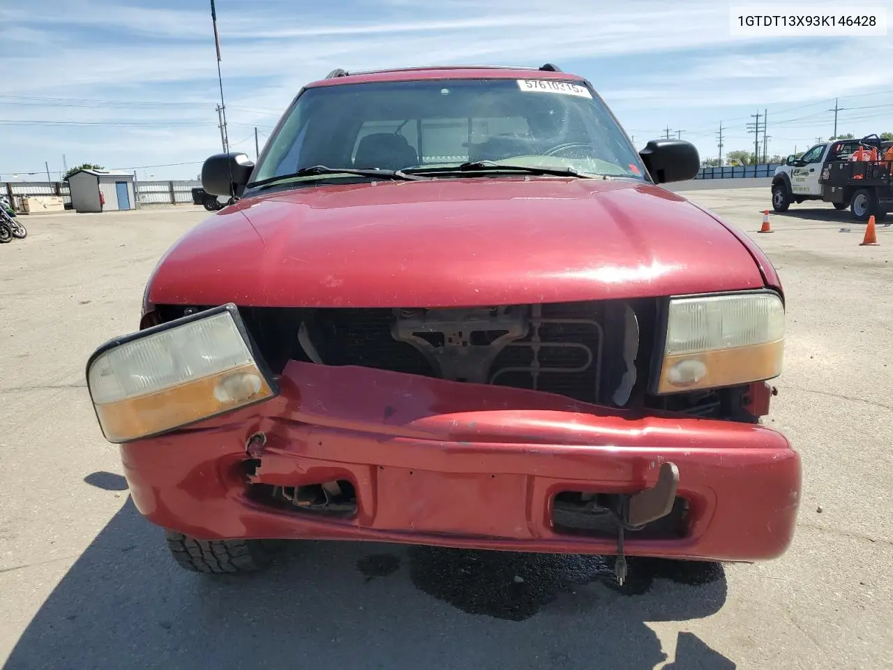 2003 GMC Sonoma VIN: 1GTDT13X93K146428 Lot: 57610315