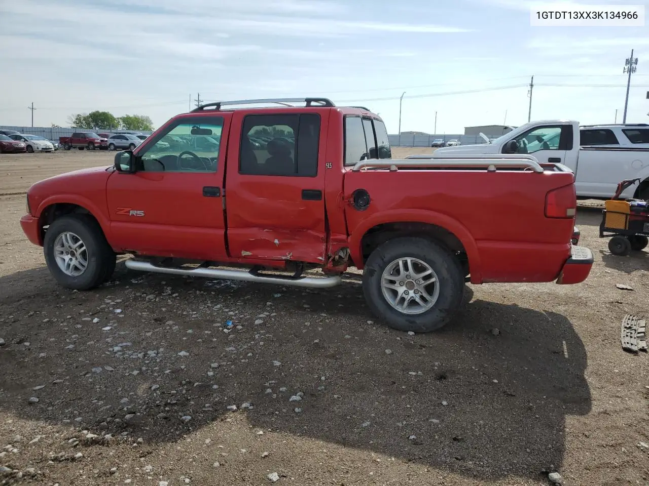 2003 GMC Sonoma VIN: 1GTDT13XX3K134966 Lot: 59076475