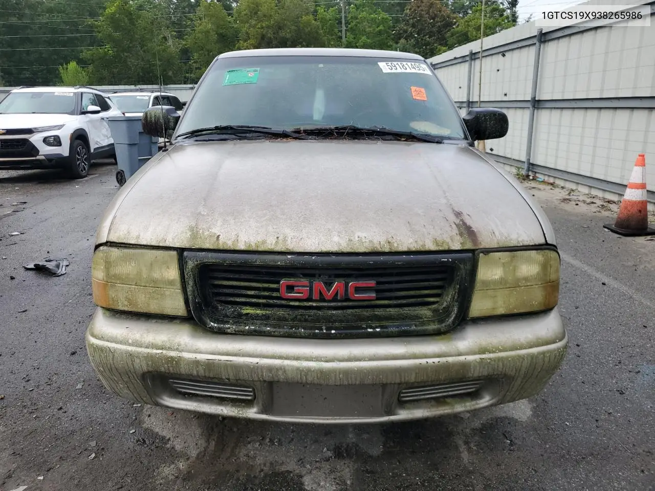 2003 GMC Sonoma VIN: 1GTCS19X938265986 Lot: 59181495
