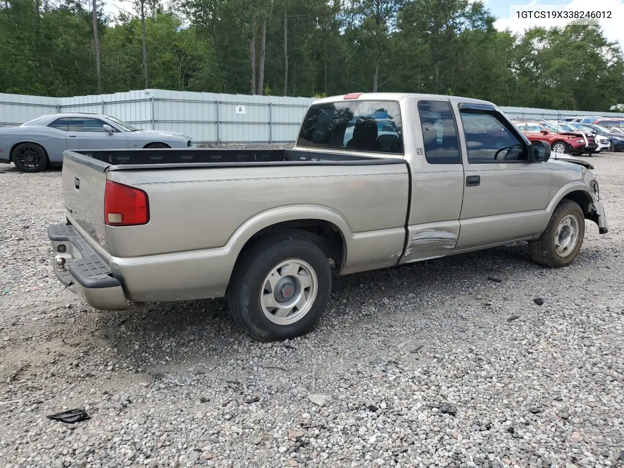 2003 GMC Sonoma VIN: 1GTCS19X338246012 Lot: 59739905