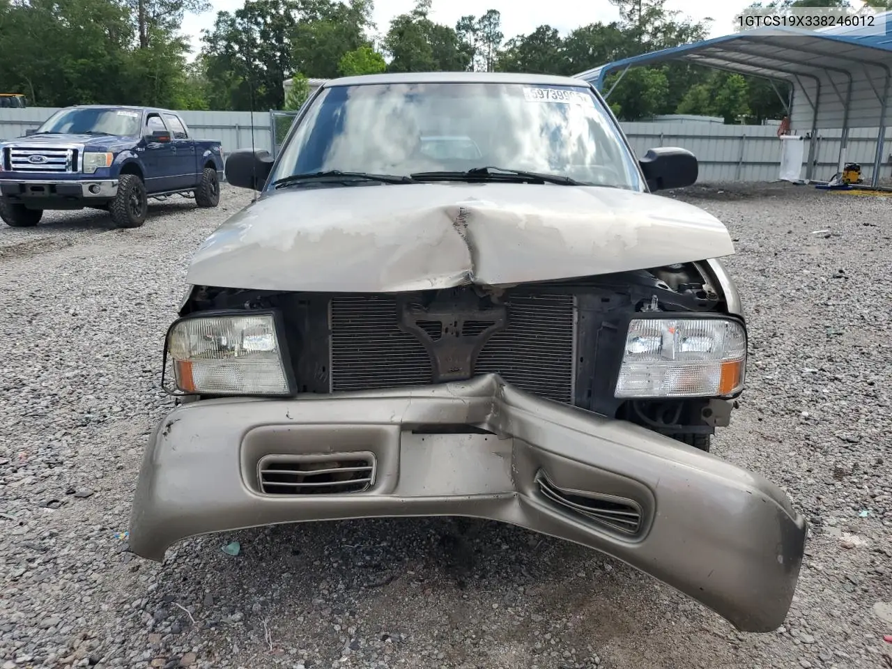 2003 GMC Sonoma VIN: 1GTCS19X338246012 Lot: 59739905