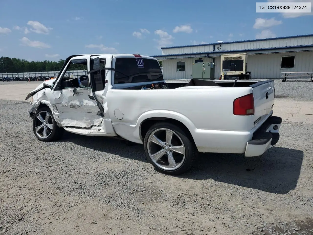 2003 GMC Sonoma VIN: 1GTCS19X838124374 Lot: 59884045