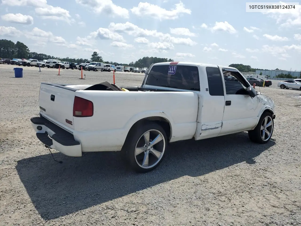 2003 GMC Sonoma VIN: 1GTCS19X838124374 Lot: 59884045