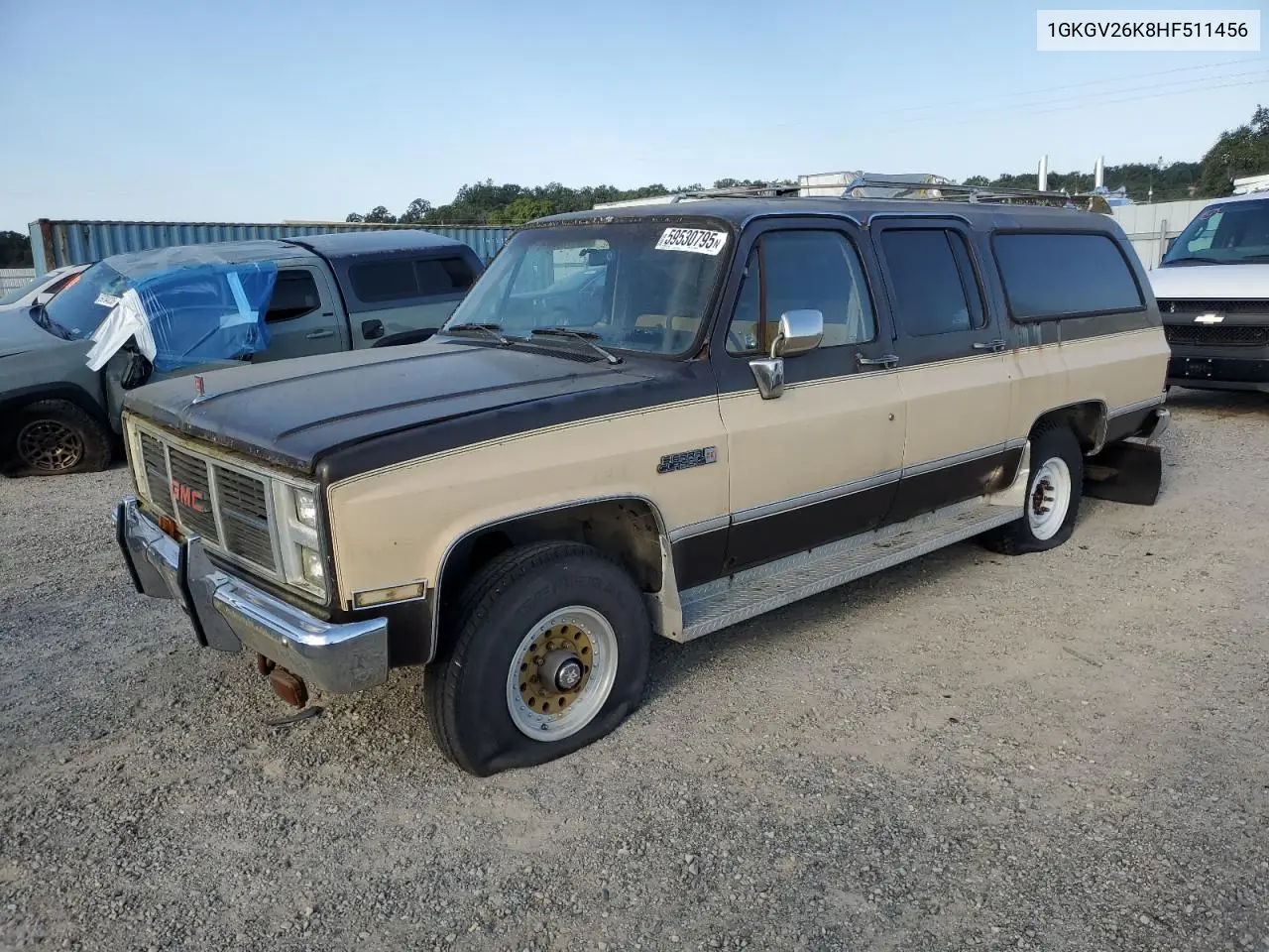 1987 GMC Suburban V25 Conventional VIN: 1GKGV26K8HF511456 Lot: 59530795