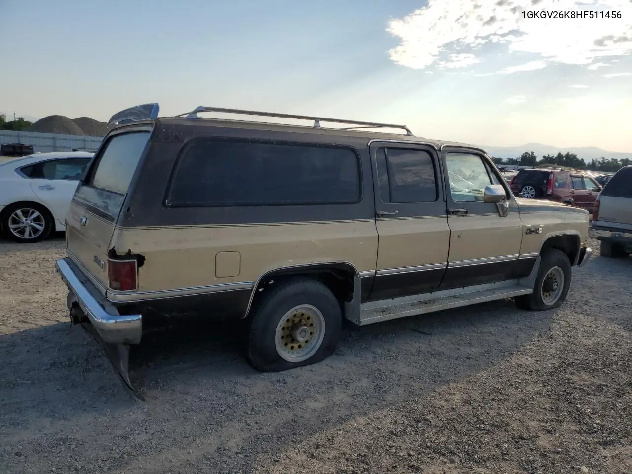 1987 GMC Suburban V25 Conventional VIN: 1GKGV26K8HF511456 Lot: 59530795