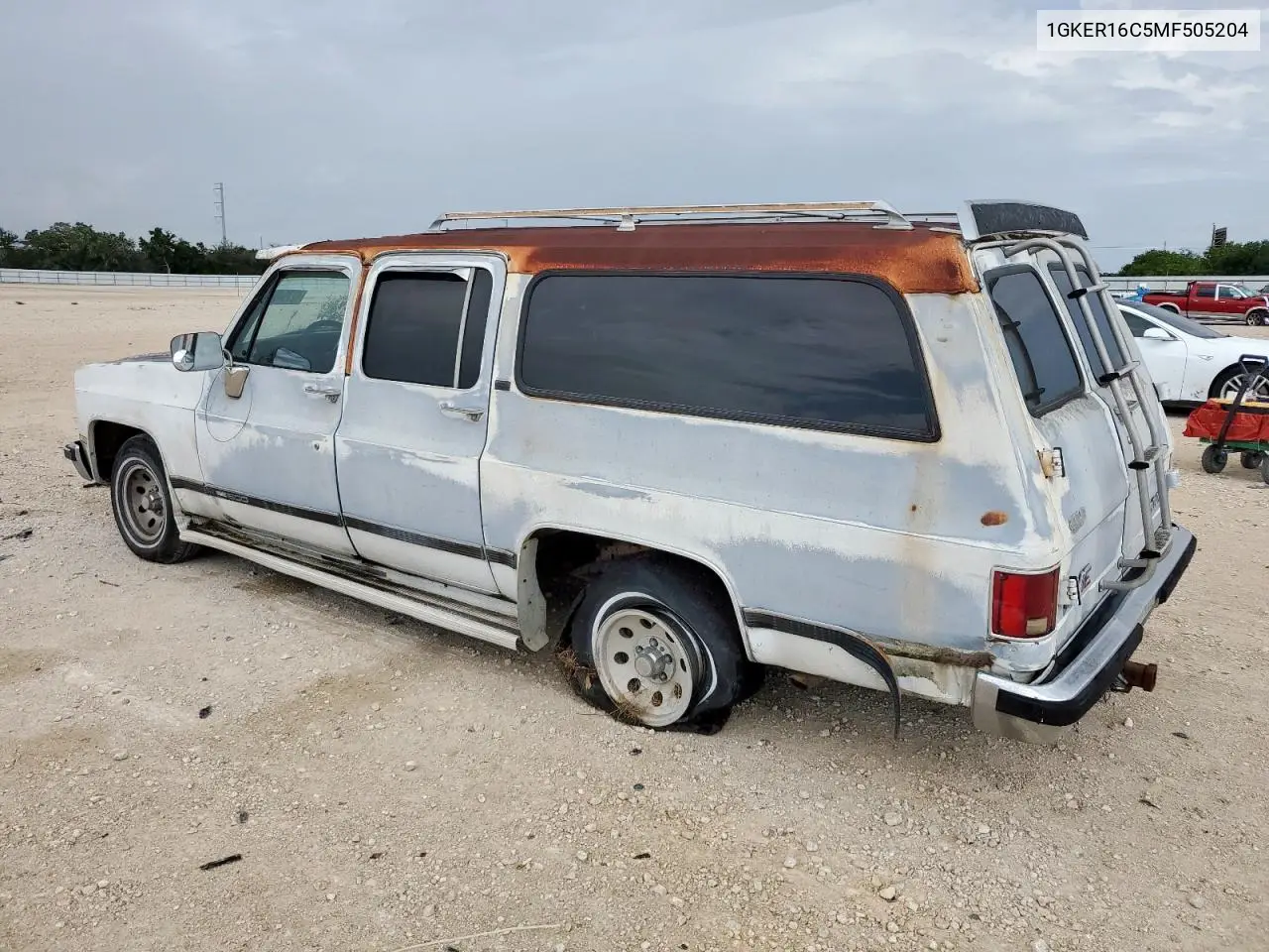 1991 GMC Suburban R15 Conventional VIN: 1GKER16C5MF505204 Lot: 62794065