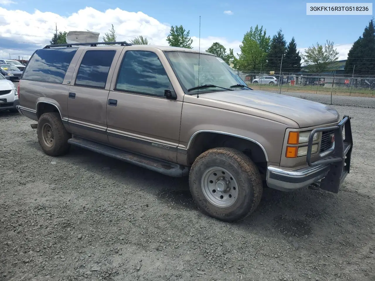 1996 GMC Suburban K1500 VIN: 3GKFK16R3TG518236 Lot: 56580465