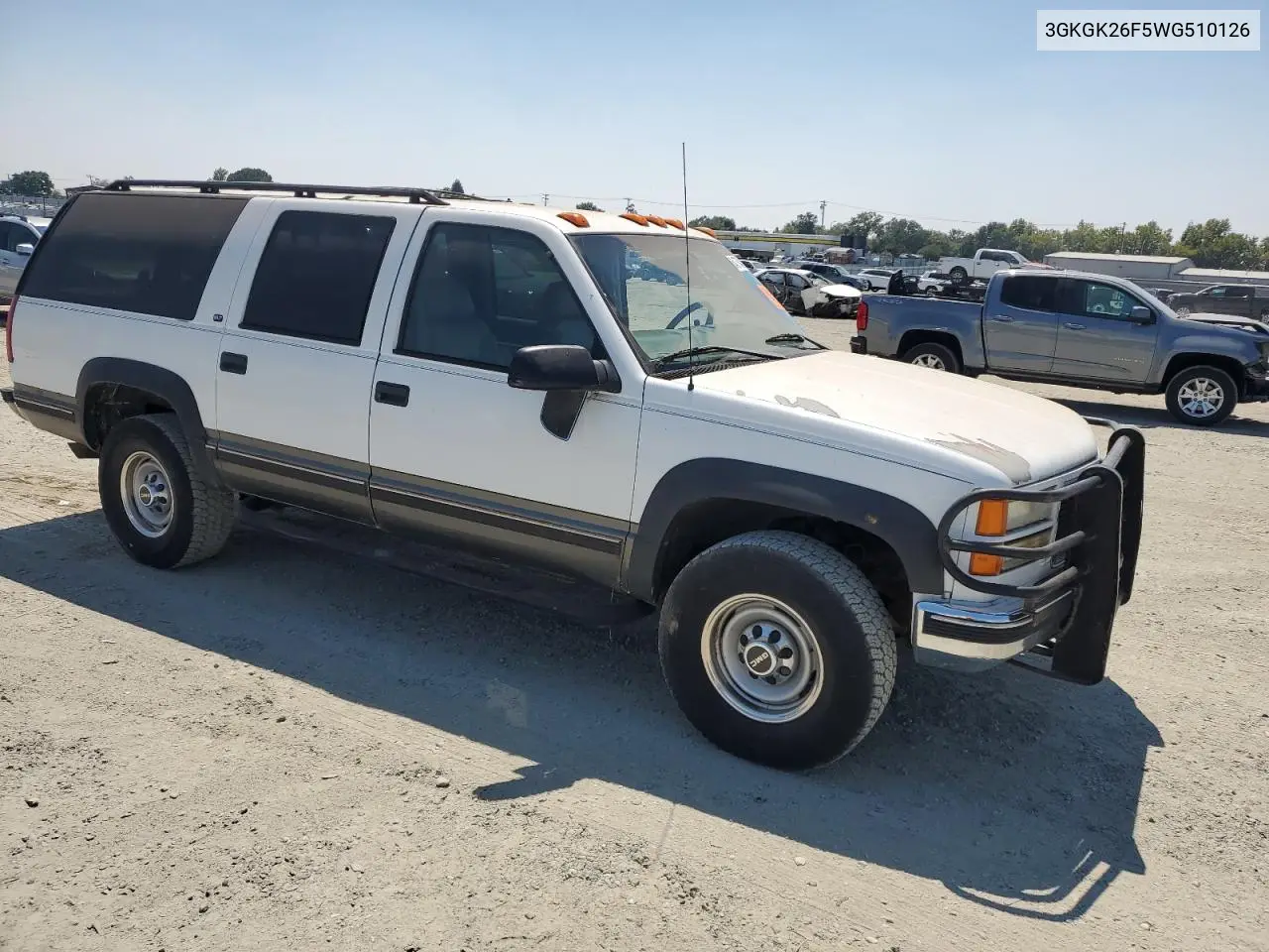 1998 GMC Suburban K2500 VIN: 3GKGK26F5WG510126 Lot: 64278435