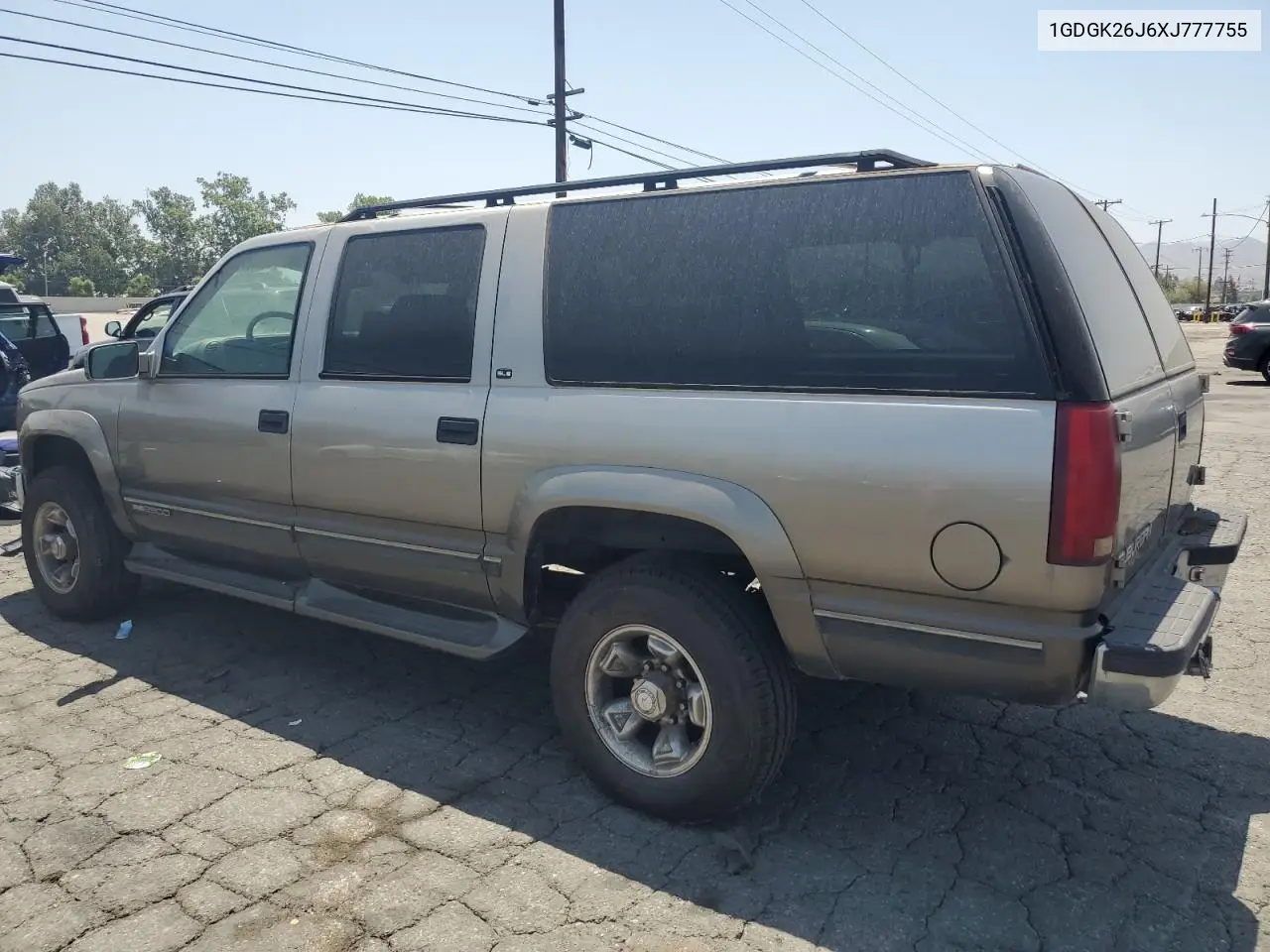 1999 GMC Suburban K2500 VIN: 1GDGK26J6XJ777755 Lot: 61842385