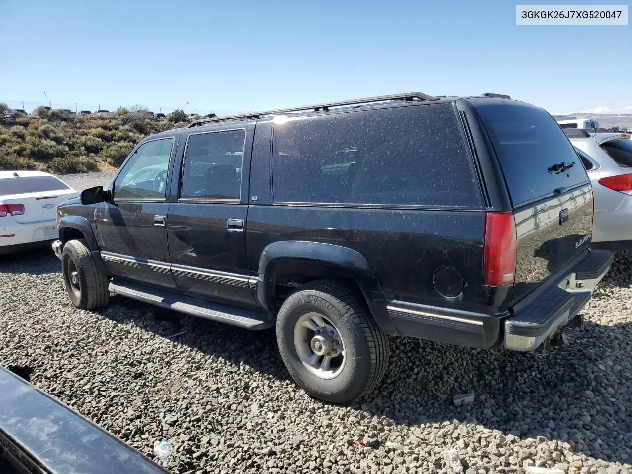 1999 GMC Suburban K2500 VIN: 3GKGK26J7XG520047 Lot: 65038305