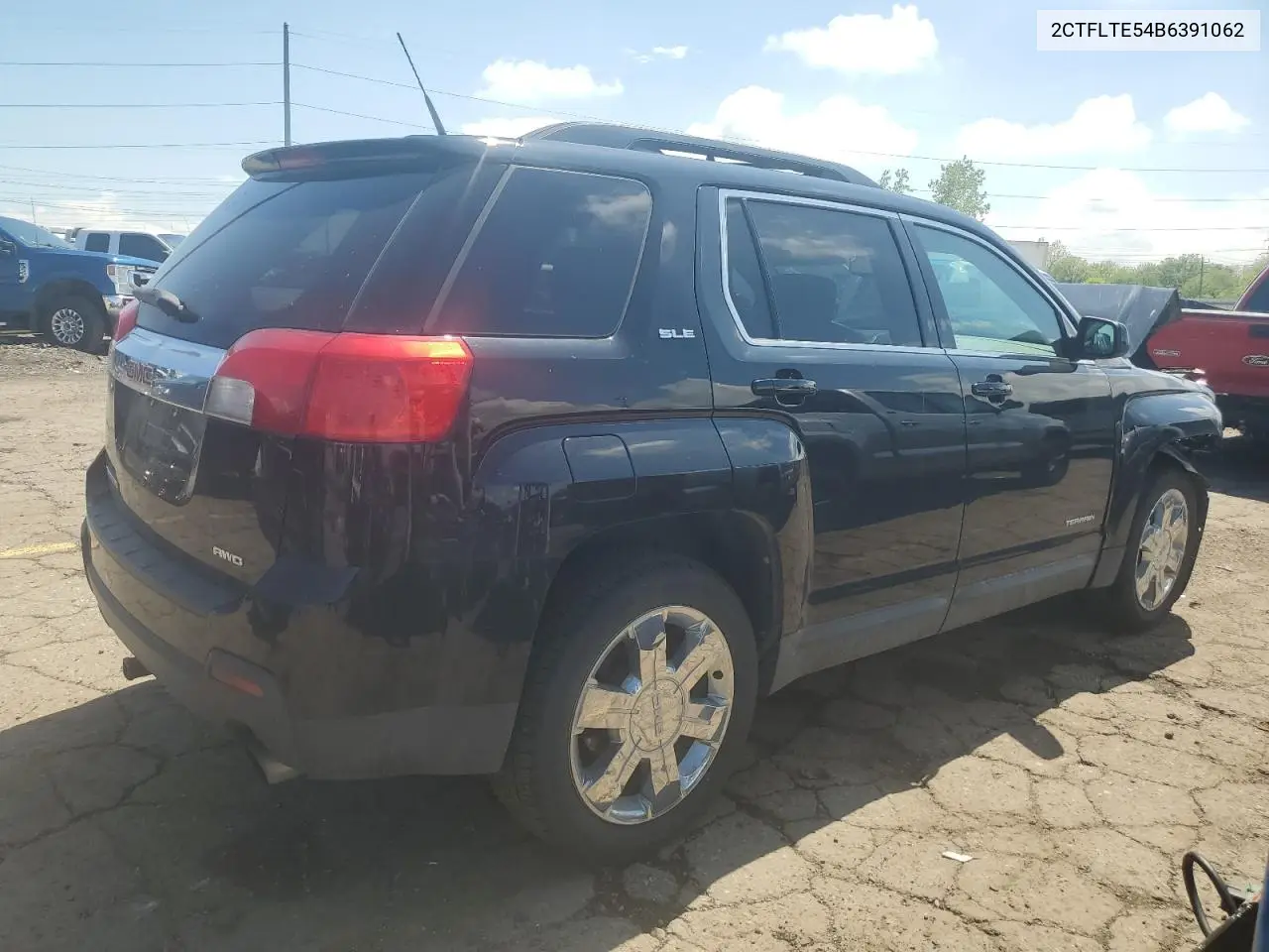 2011 GMC Terrain Sle VIN: 2CTFLTE54B6391062 Lot: 57115605